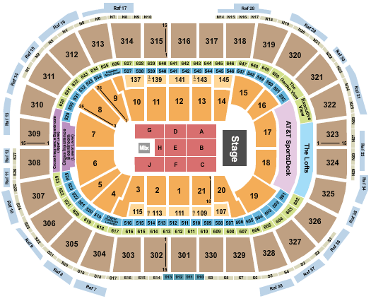 TD Garden Brandi Carlile Seating Chart
